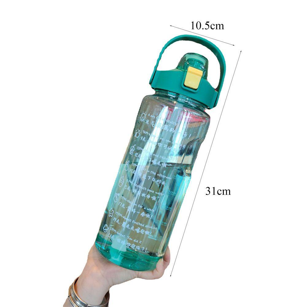 PISTA Bình Nước 2000ml Kèm Ống Hút Kích Cỡ Lớn Phù Hợp Cho Mùa Hè
