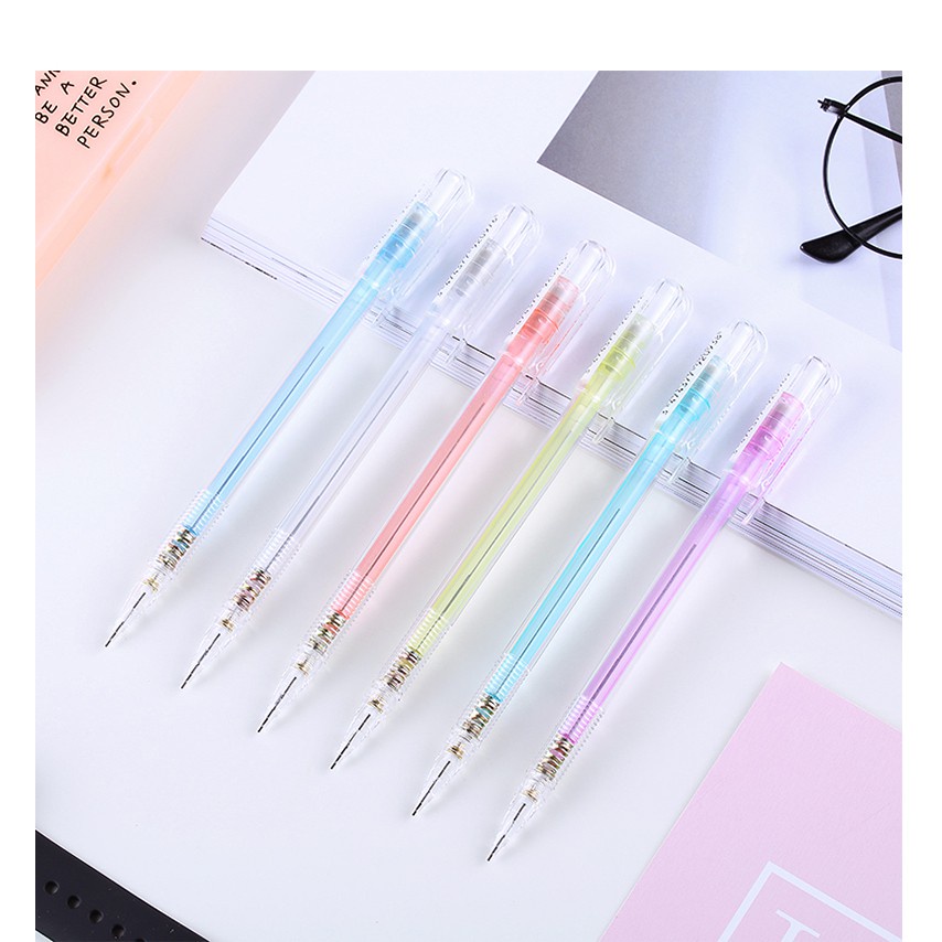 Bút chì kim Pentel thân trong có nắp đậy 0.5mm - A105