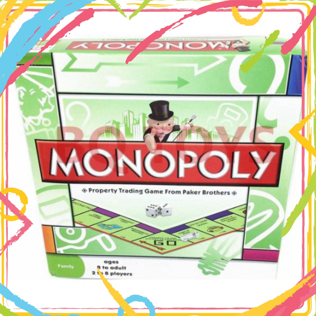 Cờ tỷ phú Monopoly cơ bản 2018 chất lượng cao