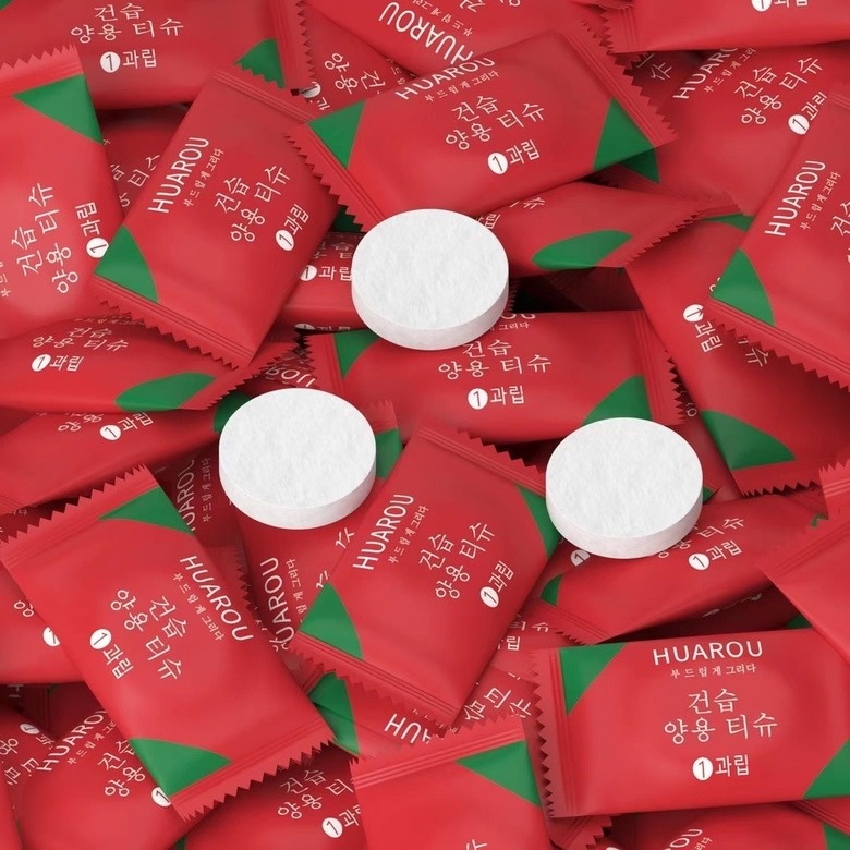 Set 10 Khăn Lau Mặt Dạng Nén Dày Dặn Sử Dụng Một Lần Chất Lượng Cao