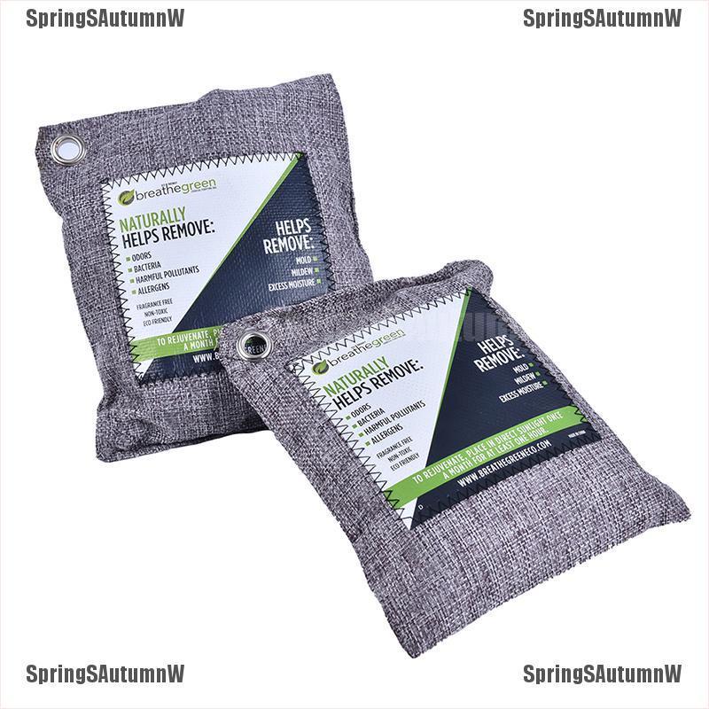 (Hàng Mới Về) 1 Túi Lọc Không Khí Than Tre Hoạt Tính 200g