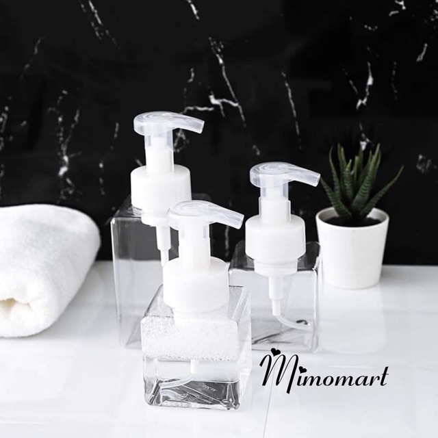 Bình Xịt Tạo Bọt Tuyết, Bình Nhấn Tạo Bọt Mịn Dung Tích 250ml/450ml Hàng Cao Cấp Xuất Nhật