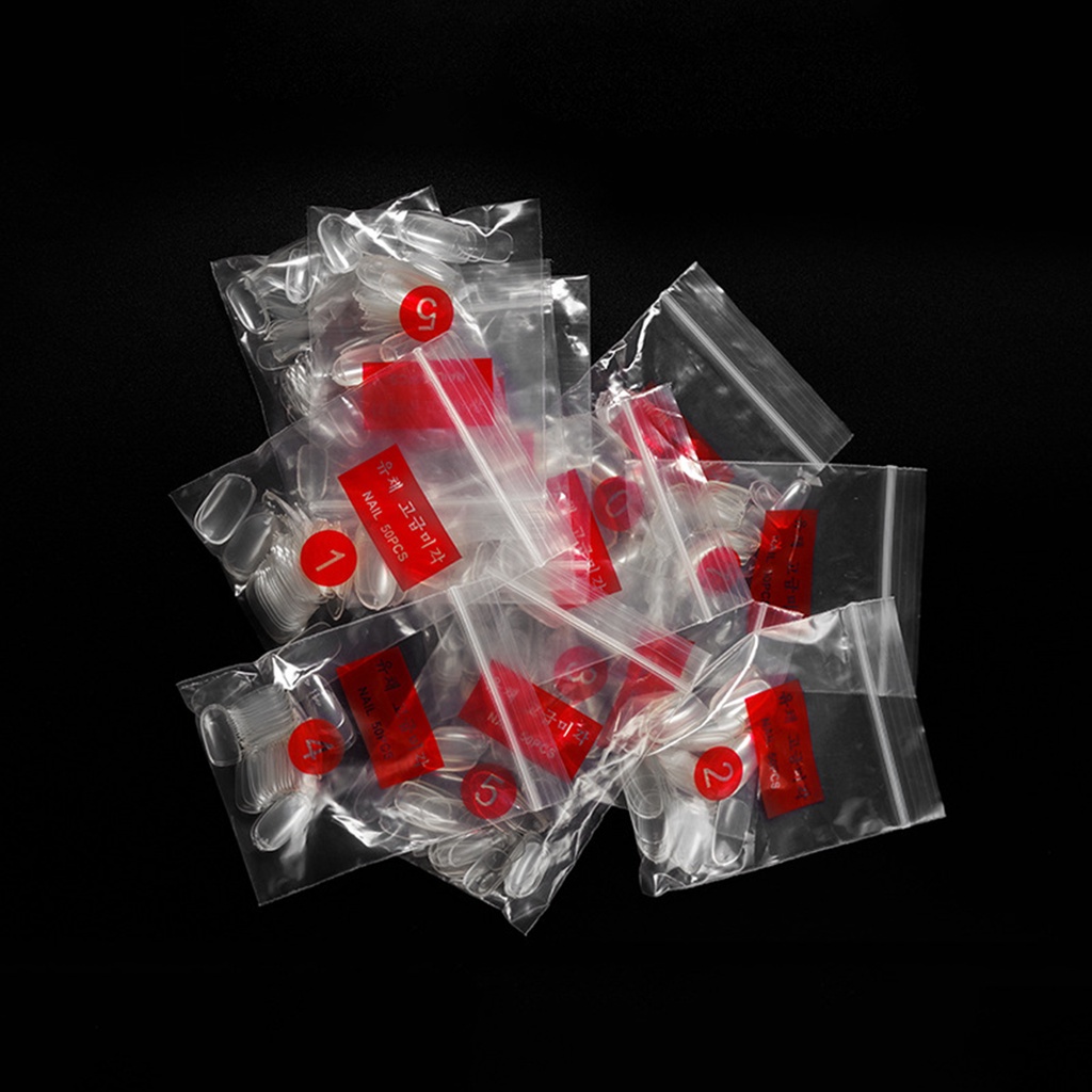 [Hàng mới về] Bộ 500 Móng Chân Giả Bằng Abs Dễ Ứng Dụng Cho Nữ