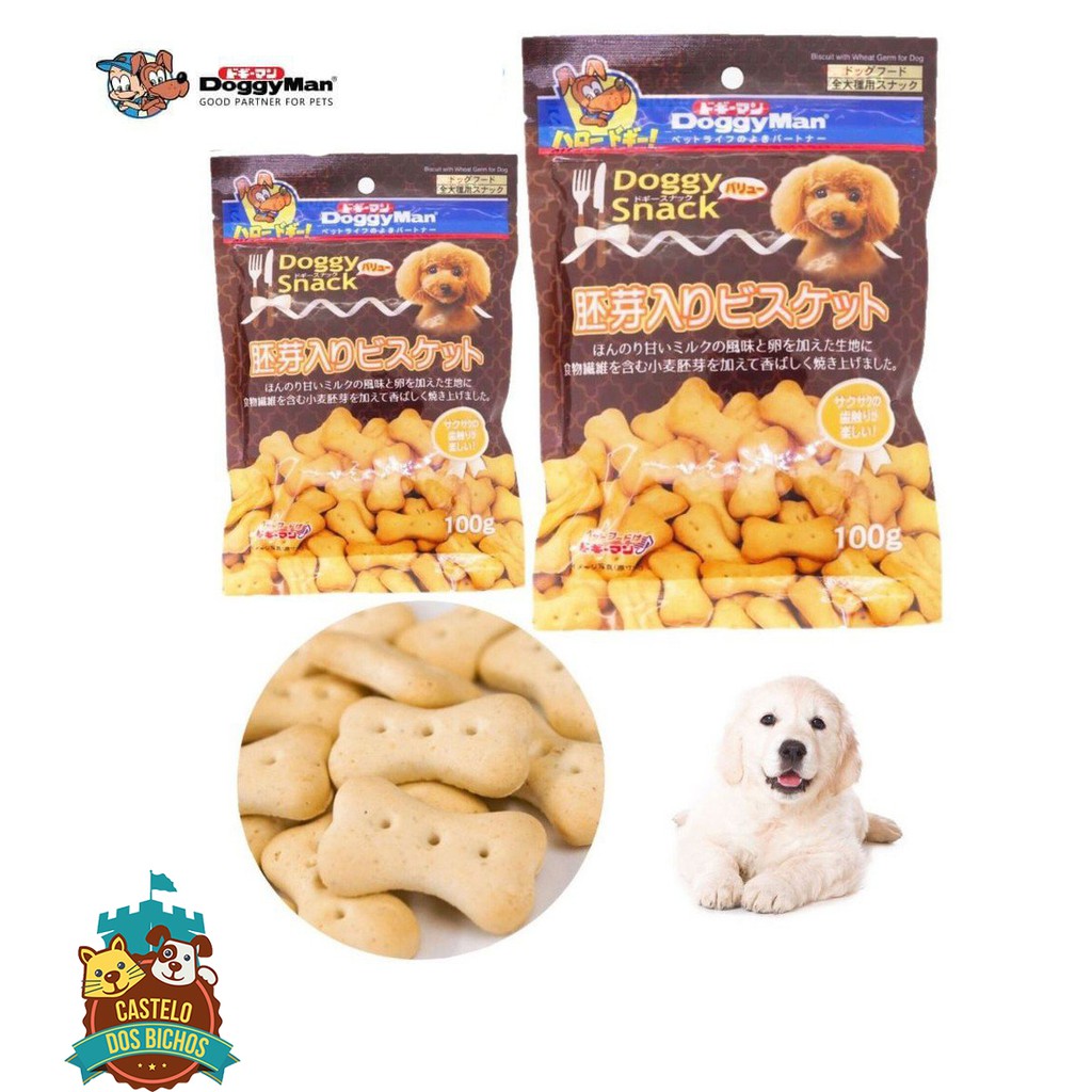 THỨC ĂN CHO CHÓ- Bánh quy trứng 100g, bánh thưởng cho thú cưng DoggyMan