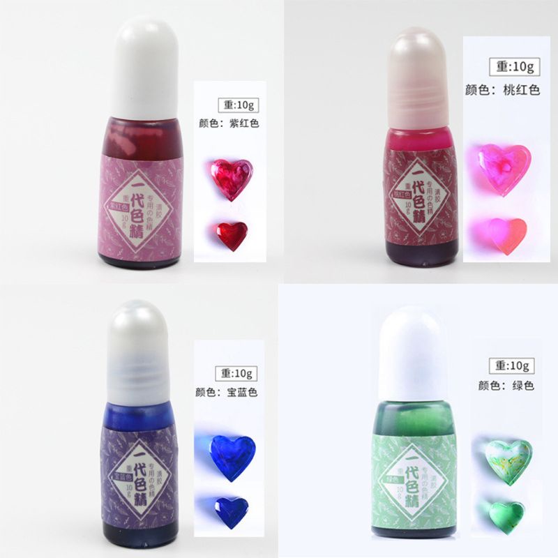 Sa Phụ Kiện Nhuộm Màu Trang Sức Bằng Nhựa Resin Trong Suốt