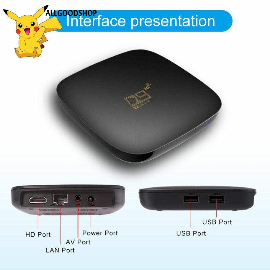 Bộ Tv Box Thông Minh 4k Độ Phân Giải Cao 1g + 8g Wifi