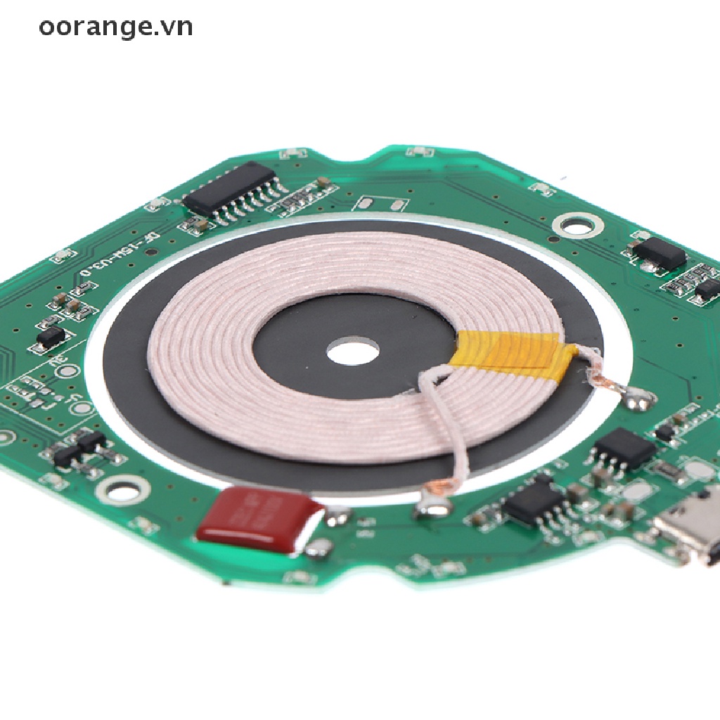 Bảng Mạch Sạc Nhanh Không Dây Qi 15W Kèm Phụ Kiện