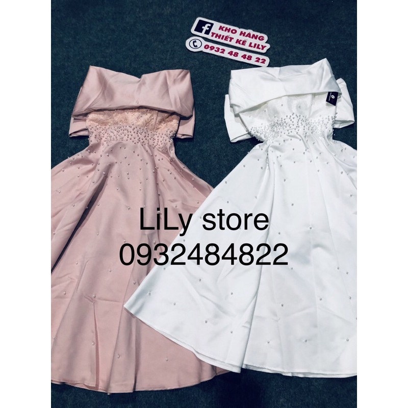 ĐẦM XOÈ TRỄ VAI NƠ TO SAU LƯNG ( ẢNH VÀ VIDEO THẬT 1000% )