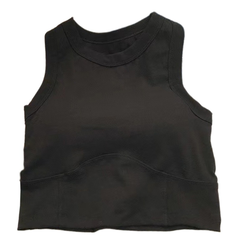 Áo Hai Dây Cổ Tròn Có Mút Đệm Mỏng Màu Trơn Dành Cho Nữ