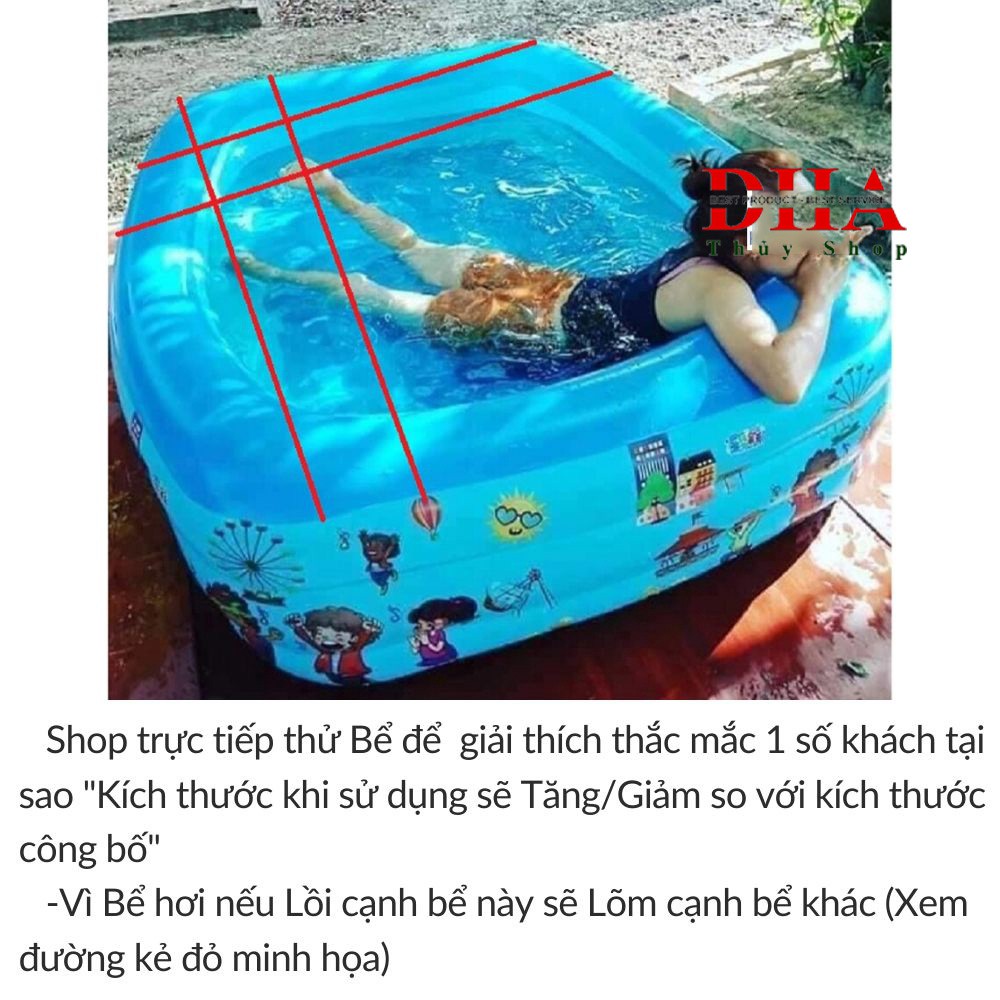 BỂ BƠI SINPO CHÍNH HÃNG CHO TRẺ EM. TẶNG KÈM BƠM ĐIỆN