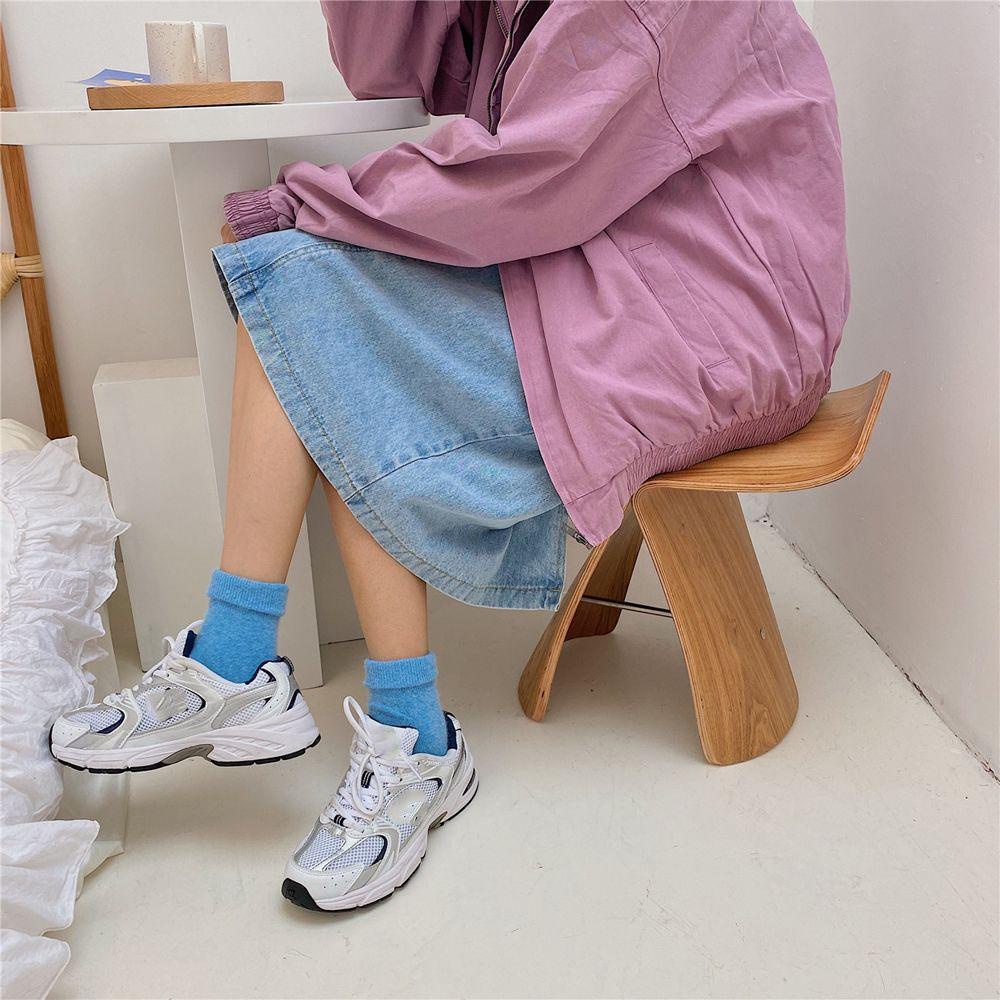 Vớ Lông Thỏ Giữ Ấm Mùa Thu Đông Phong Cách Nhật Bản Dành Cho Nữ