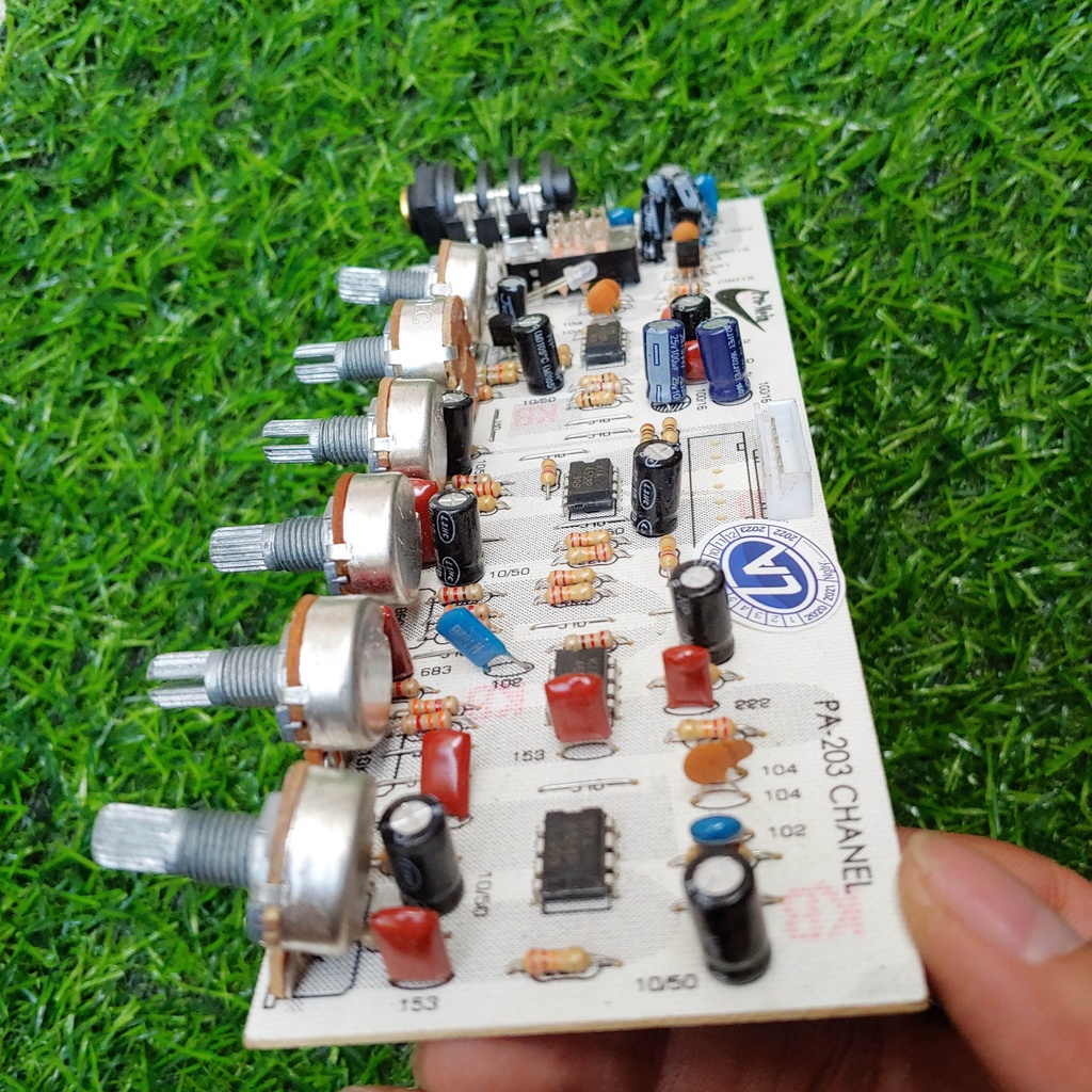 Mạch Mic Ampli 4 IC loại tốt