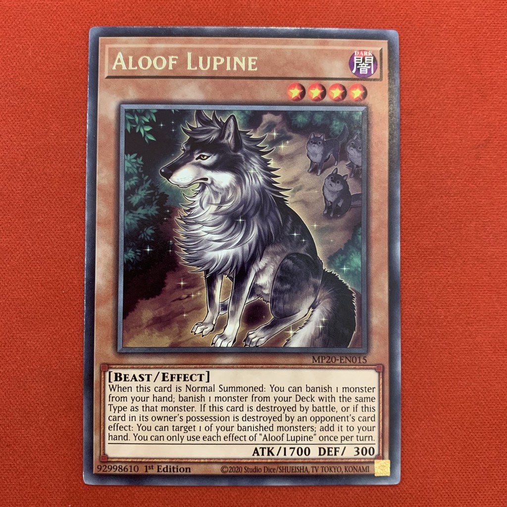 [EN][Thẻ Bài Yugioh Chính Hãng] Aloof Lupine