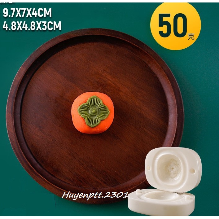 Khuôn Trung Thu Hình Củ Lạc, Quả Hồng 50g