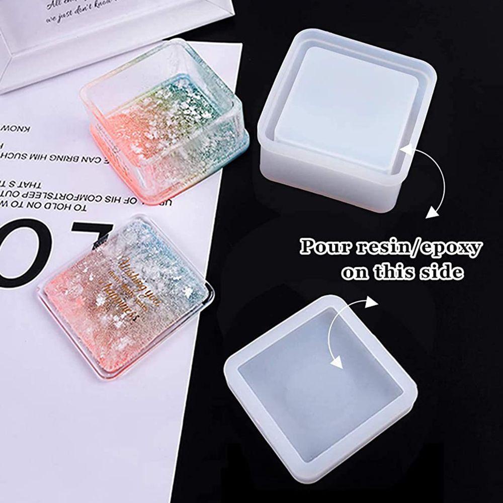 Khuôn Làm Hộp Trang Sức Hình Lục Giác / Vuông / Tròn / Trái Tim /|Keo Dán Chất Lượng Cao Chuyên Dụng