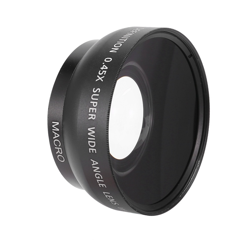 Ống Kính Macro Góc Rộng 49mm 0.45X Cho Máy Ảnh Canon NIKON Sony PENTAX DSLR SLR