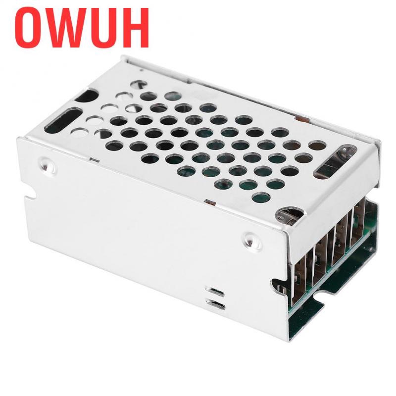 Mô đun hạ áp đầu vào 24V/12V sang ra 5V 5A 4 USB với vỏ bằng nhôm