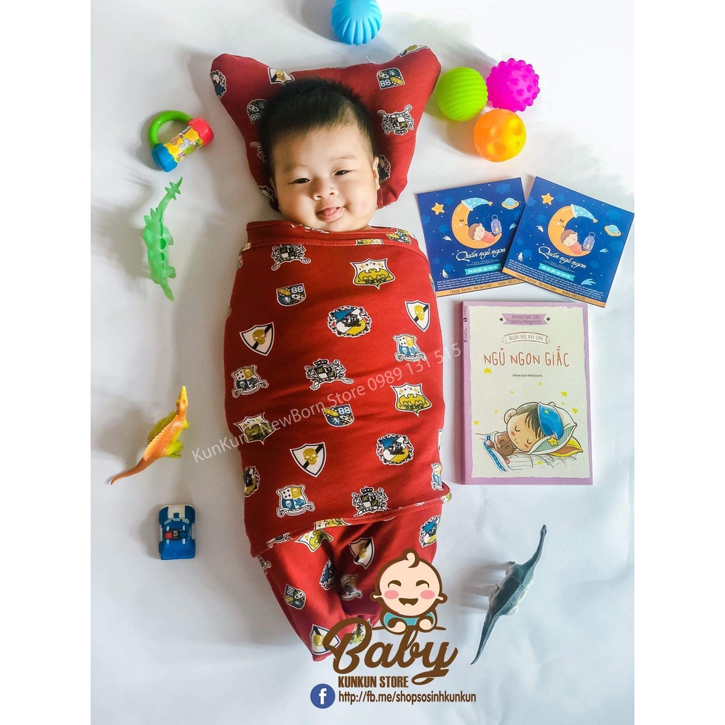 Quấn Chũn cho bé, Quấn ngủ ngon giúp bé không bị giật mình, sản phẩm cần thiết cho trẻ sơ sinh