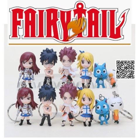 Bộ Mô hình Fairy Tail Chibi nhiều nhân vật 778