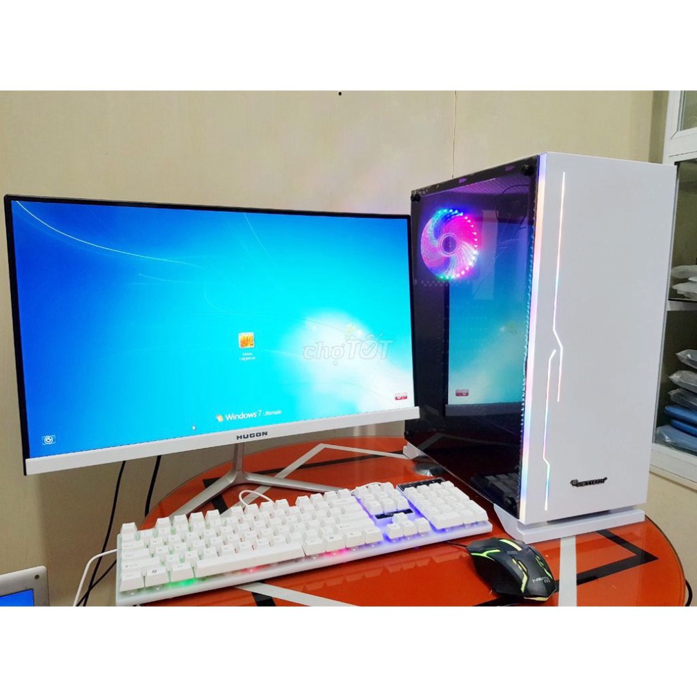 Bộ máy tính PC Game + Màn  FullHD 24 inch i7 /i5 /i3 chơi PUBG mobile, PUBG lite, LOL, CF đột kích, Fifa, Cs + Quà | BigBuy360 - bigbuy360.vn