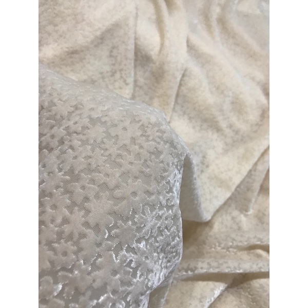 Vải voan ép nhung màu da mềm rũ đẹp sang -giá 1m (khổ 1m2)may đầm váy , áo dài ,đồ kiểu