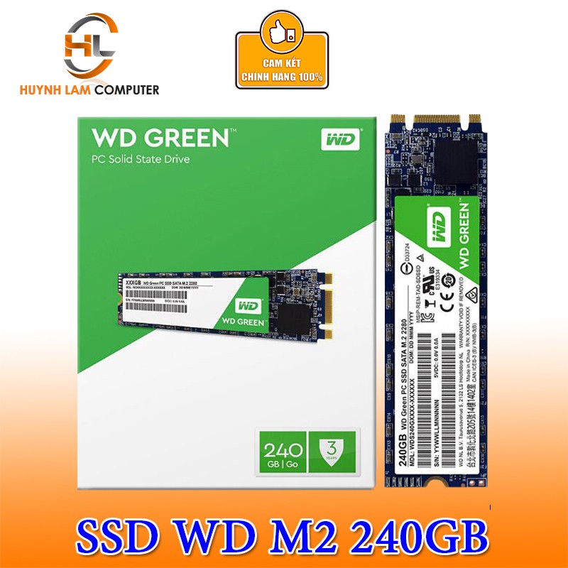 Ổ cứng SSD 240GB WD m2 Minh Thông/FPT/Vĩnh Xuân Phân Phối