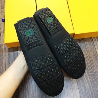 (Free ship) giầy lười GC vân chìm cao cấp full box