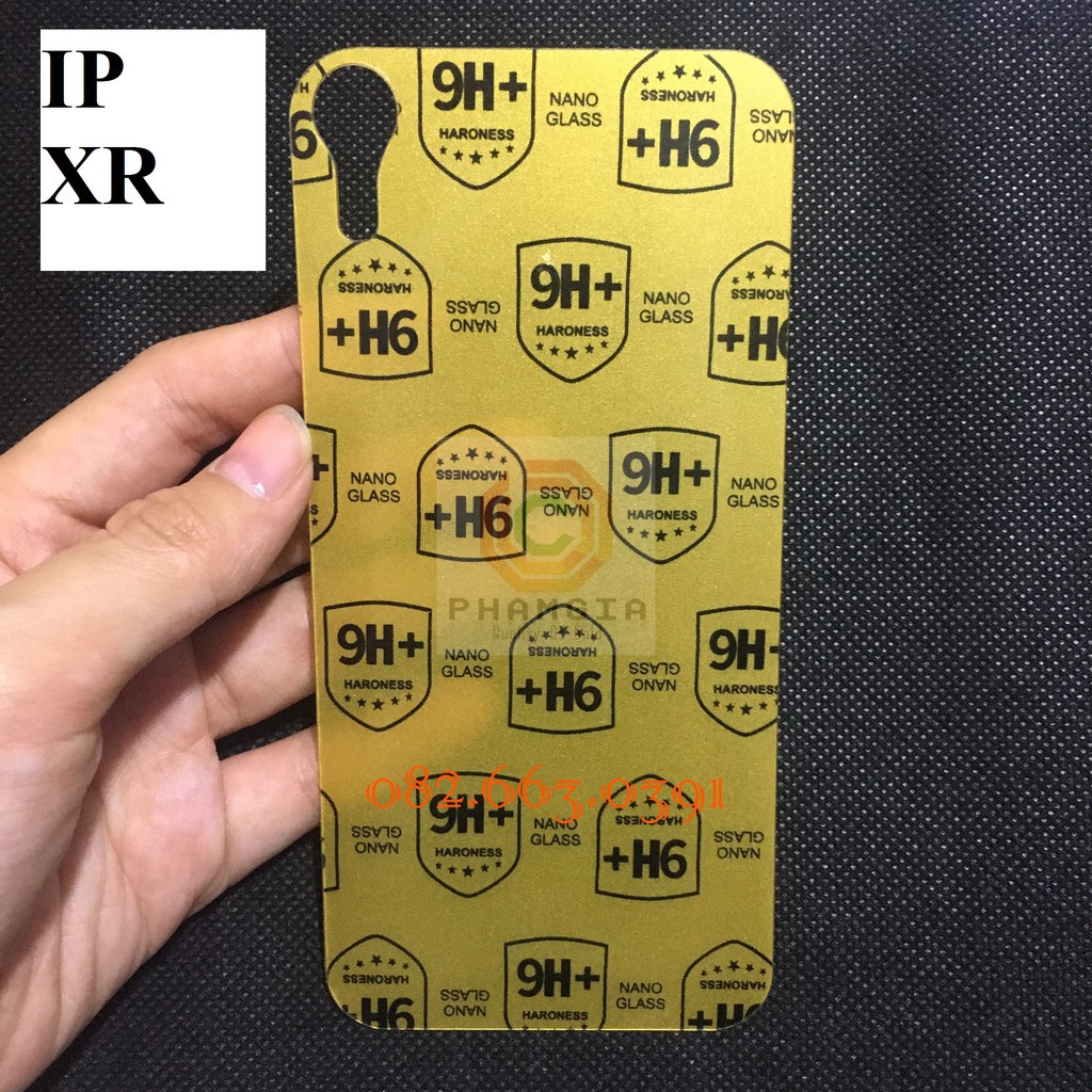 Cường lực mặt sau IPhone X / XR / XS MAX / 11 nano chống bể