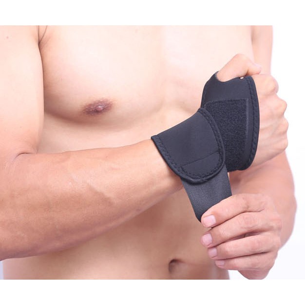 Bán buôn - Aolikes AL 208 (1 cái) Đai cuốn cổ tay hở ngón cái đa năng, bảo vệ cổ tay, chuyên gym hàng chính hãng
