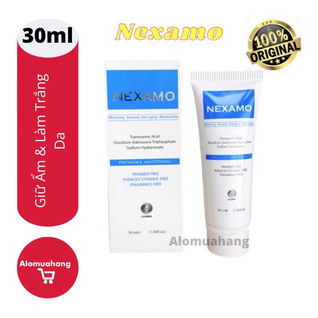 ✅ [CHÍNH HÃNG] Nexamo Kem Giữ Ẩm Dưỡng Trắng Và Chống Lão Hoá Da Nexamo | Alomuahang