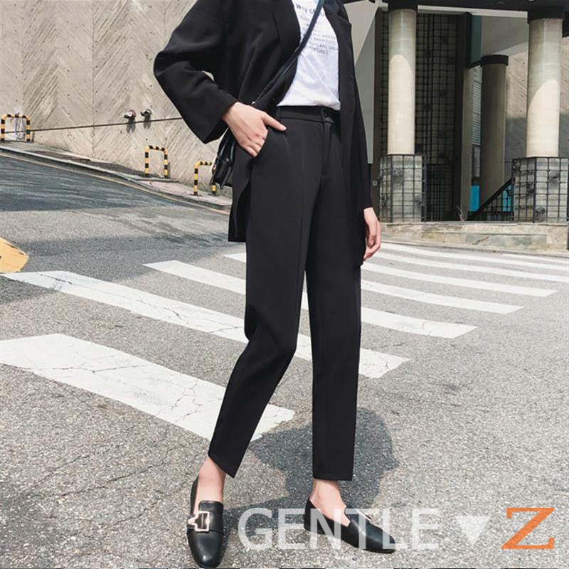 Quần Baggy nữ lưng cao - Kiểu quần tây nữ Hàn Quốc BASIC rất dễ phối đồ đi học - đi làm - đi chơi - công sở | BigBuy360 - bigbuy360.vn