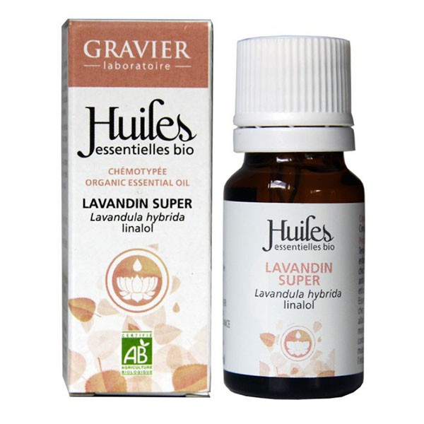 Tinh dầu oải hương hữu cơ lavendin super Gravier 10ml