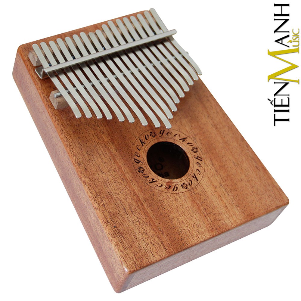 Combo Đàn Kalimba Gecko K17M 17 Phím Gỗ Mahogany và Hộp đựng (Cam kết 100% Chính hãng nhập khẩu bởi Tiến Mạnh Music)