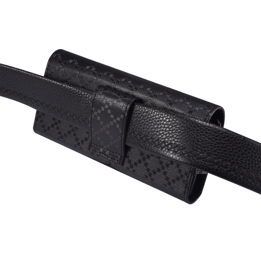Túi da đựng điện thoại túi đeo thắt lưng nam Cho zfold3/ Huawei matex/ Universal