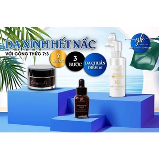 Combo face dưỡng trắng da collagen x3_cty gk