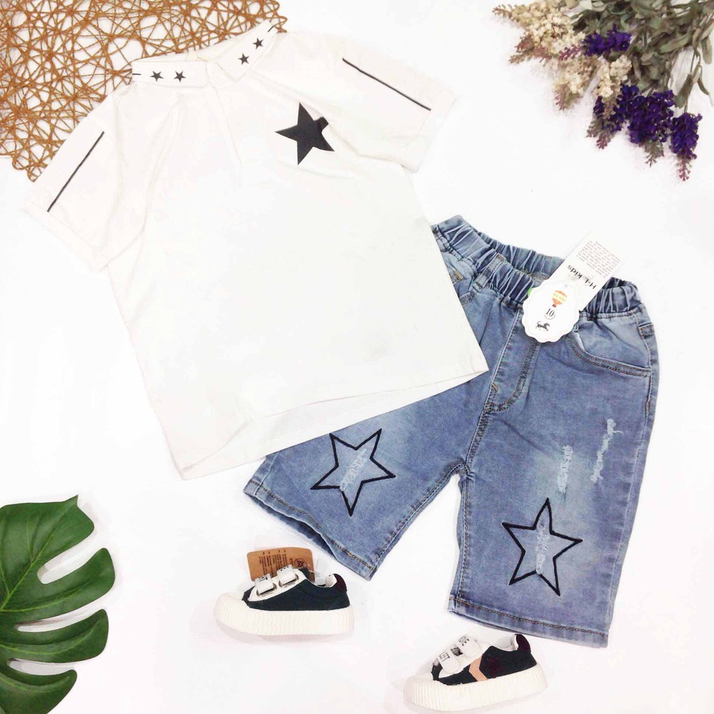 SET JEAN CỔ TRỤ BÉ TRAI
