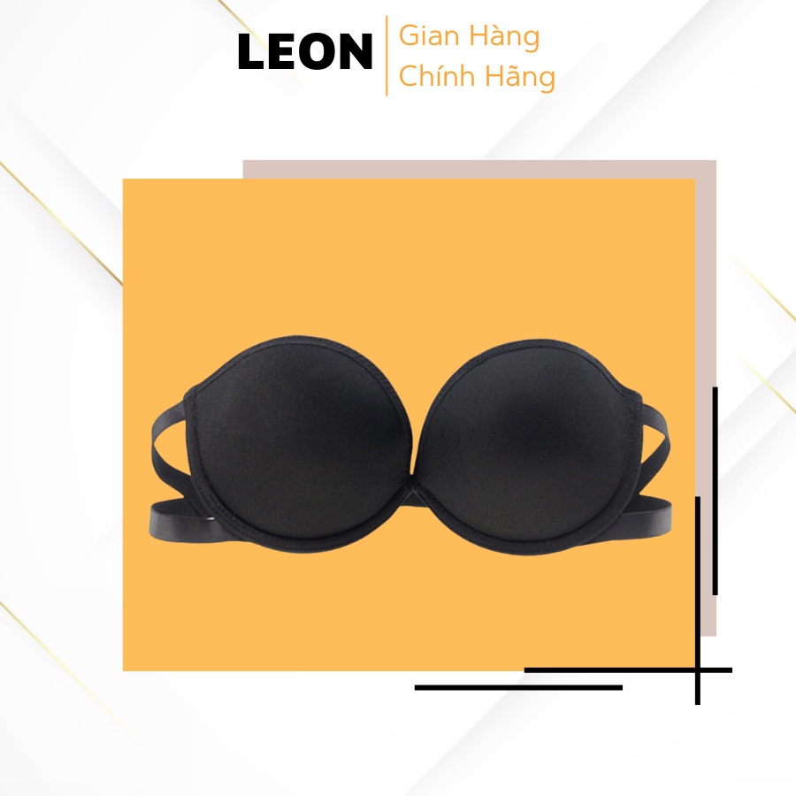 Áo Ngực Su Cúp Ngang Không Dây Nâng Ngực Cài Sau LEON 750