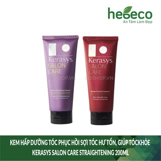 Kem hấp dưỡng tóc Kerasys Salon Care Moringa Straightening Treatment