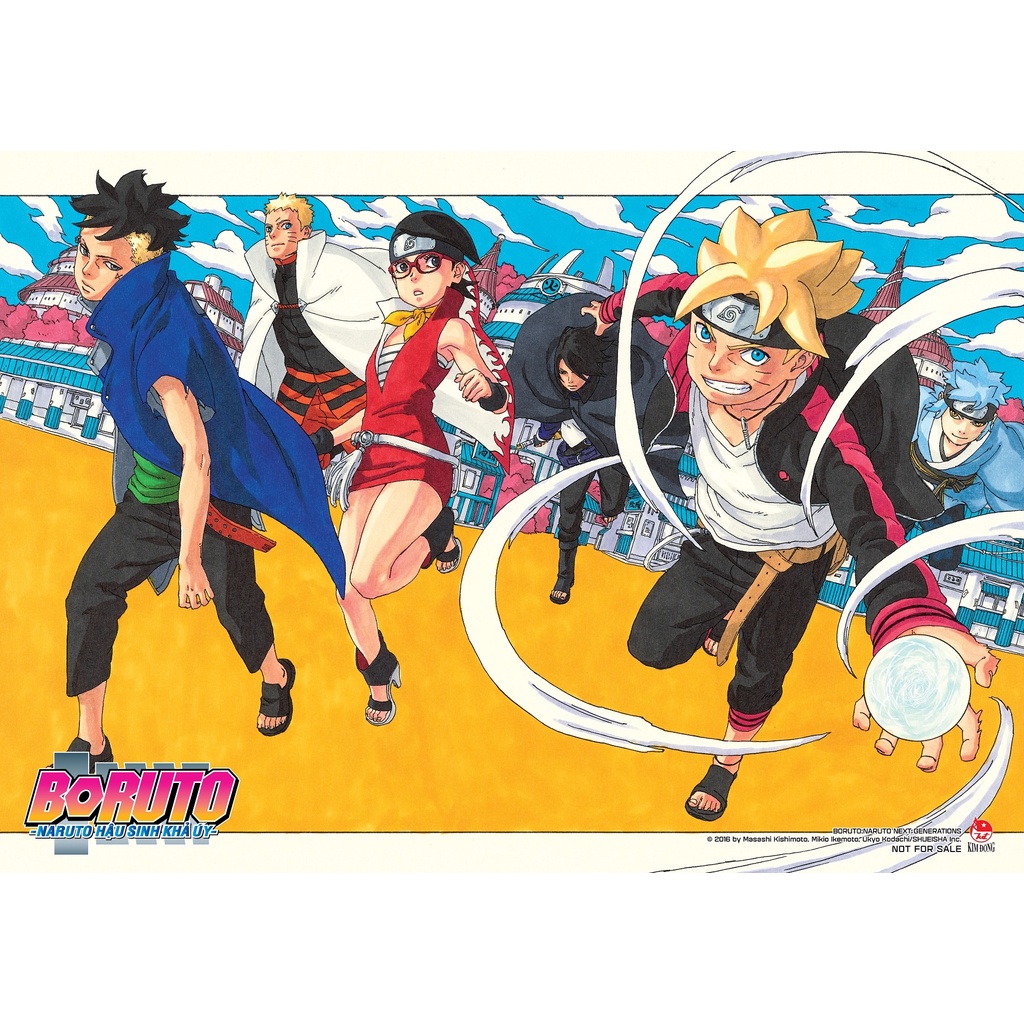 Sách Boruto - Naruto Hậu Sinh Khả Úy - Tập 10: Chạm Trán Cường Địch - Tặng Kèm Poster Gập