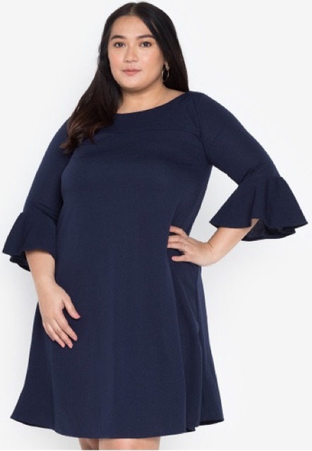 Đầm thun suông tay loe big size vnxk