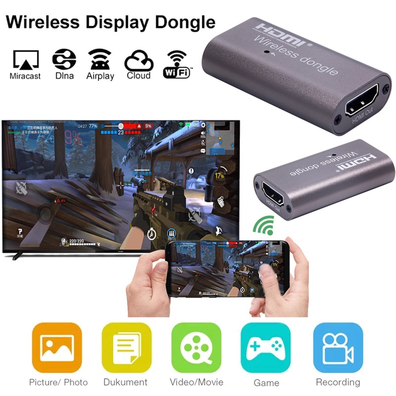XIAOMI HUAWEI Bộ Chuyển Đổi Tín Hiệu wifi hdmi av tv Cho iphone x 11 12 13 14 15 pro max 15 plus Điện Thoại