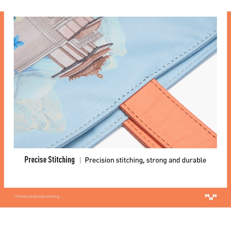 MAH Túi đeo vai Túi tote du lịch sức chứa lớn thiết kế in cảnh núi