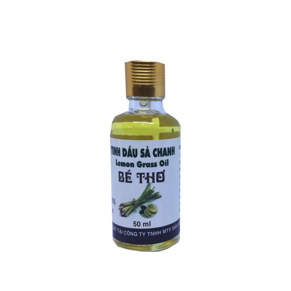 TINH DẦU SẢ CHANH NGUYÊN CHẤT HIỆU BÉ THƠ CHAI 50ml