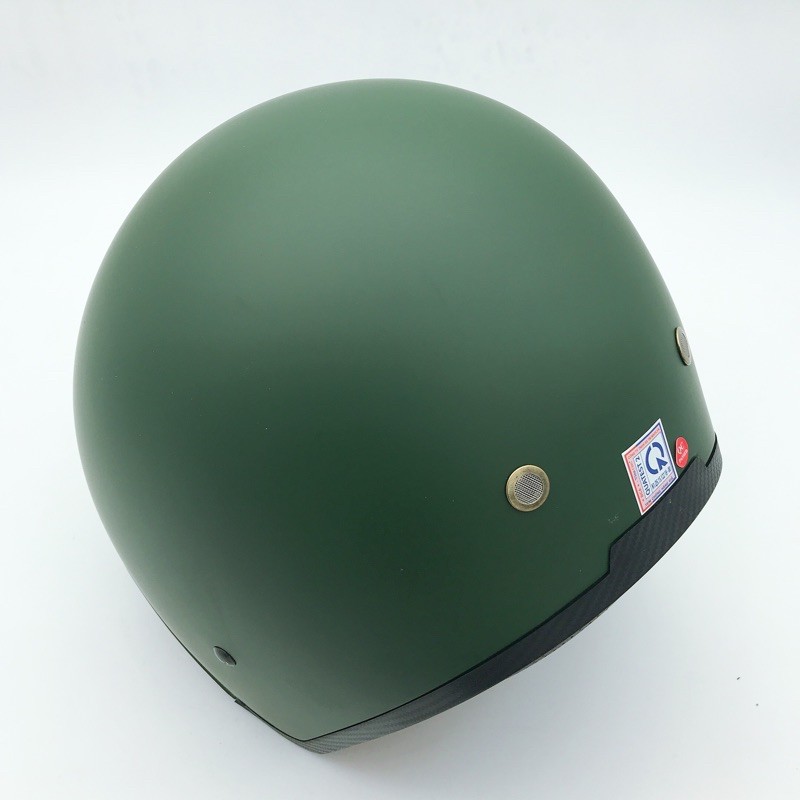 Mũ bảo hiểm 3/4 kính âm Royal M139 xanh lính mờ