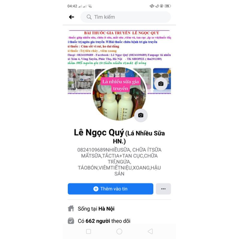 LÁ CHỮA MẤT SỮA 10 NGÀY 10 THANG