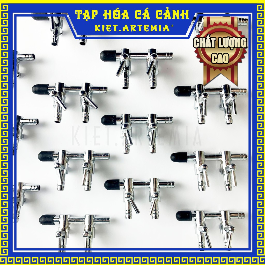 Van oxi inox cho hồ cá - Nhiều đầu chia loại tốt