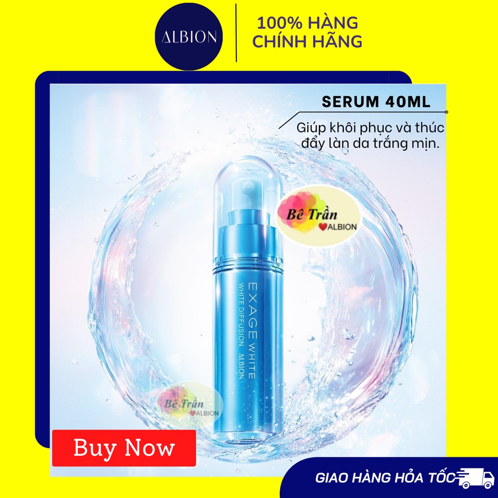 Mẫu mới Tinh chất dưỡng trắng da Exage Serum White Diffusion