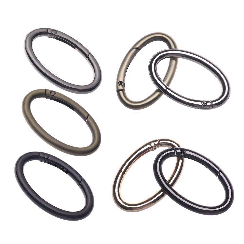 Set 1 / 2 / 5 Móc Khóa Bình Nước Bằng Hợp Kim Kẽm Hình Oval Tiện Dụng Mang Theo Du Lịch Cắm Trại