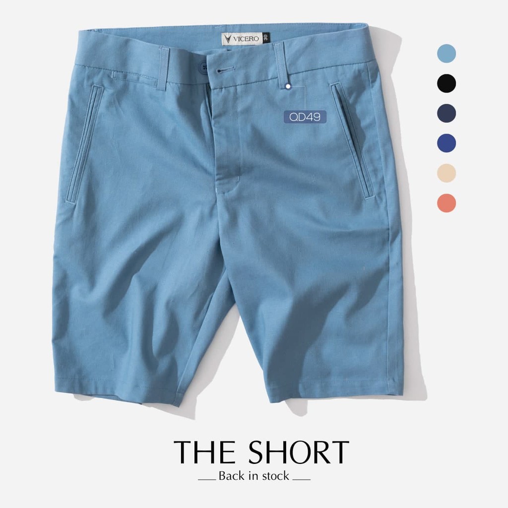 Quần Short Nam Vải Đũi Cao Cấp Dành Cho Mùa Hè VICERO | BigBuy360 - bigbuy360.vn