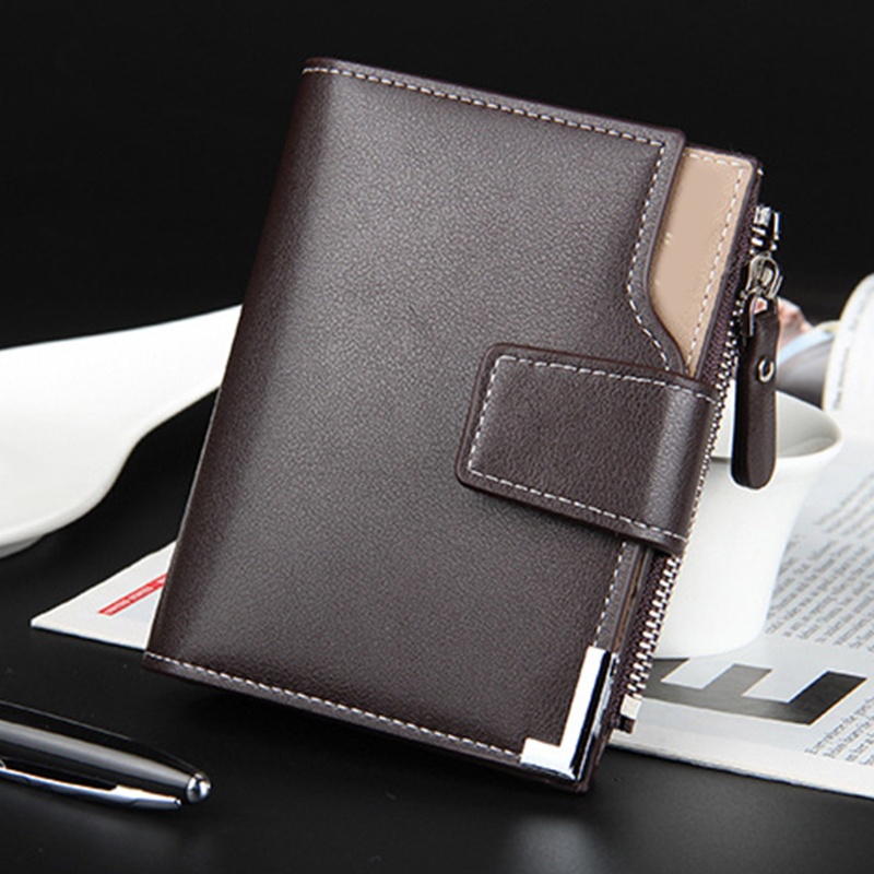 Ví Da Ngắn Đa Năng Đựng Thẻ Tín Dụng / Danh Thiếp Cho Nam